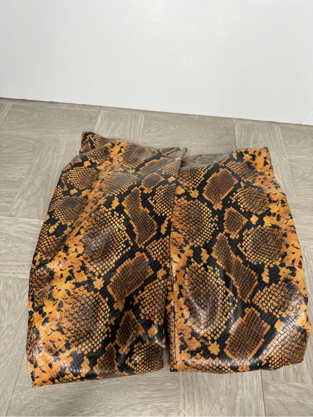 Steve Madden Winnie Harlow Harlow Snakeskin Over The Knee Boot 7 1/2 M